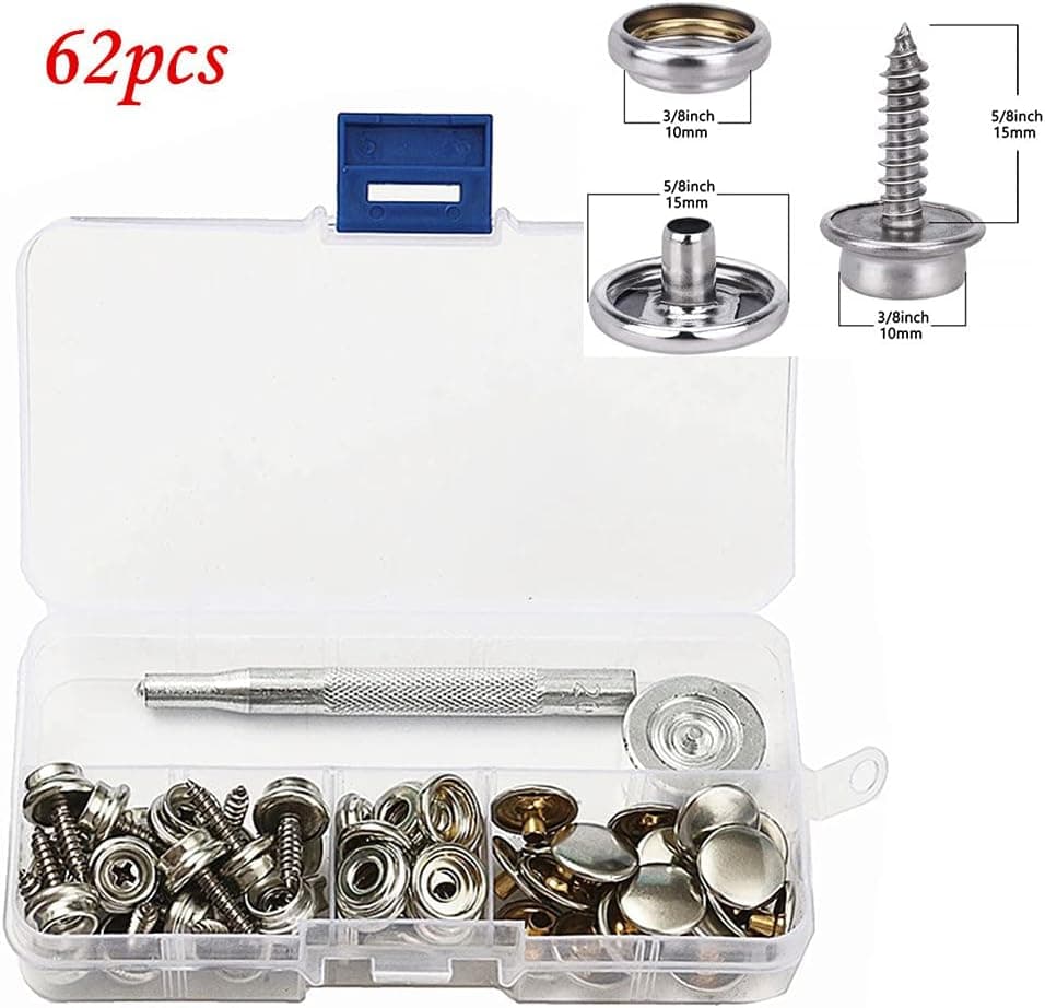 Canvas Press Stud Snap Fastener Set